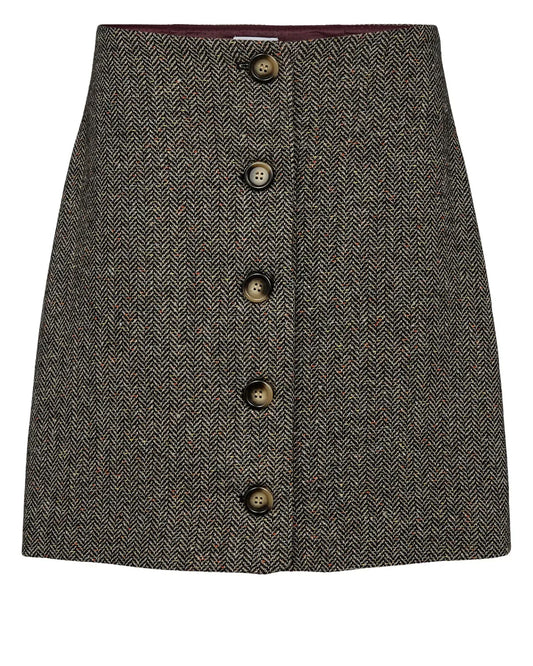 Nuavey Mini Skirt, Caviar